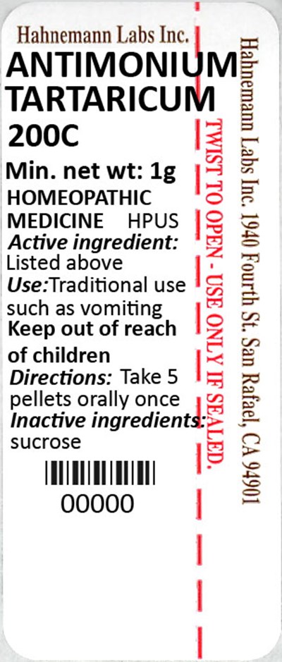 Antimonium Tartaricum 200C 1g - Antimonium Tartaricum 200C 1g 